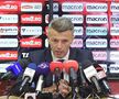 Ovidiu Burcă la conferința de adio de la Dinamo