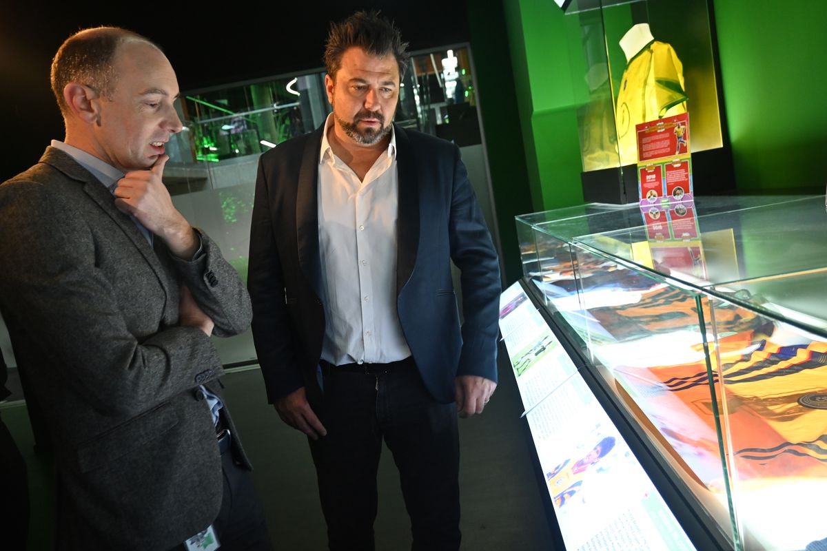 Sebastian Frey vizită la Muzeul Sportului