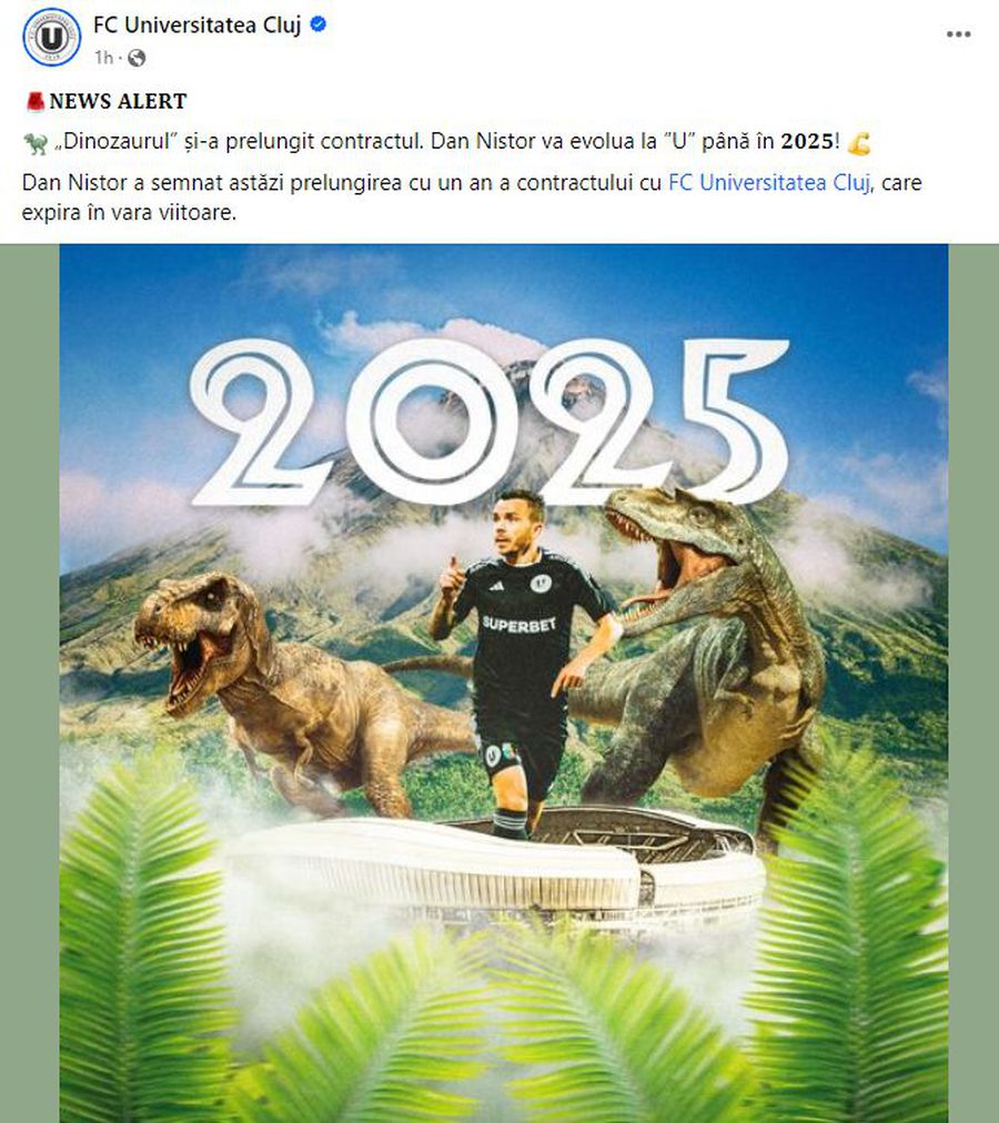 „Dinozaurul” Dan Nistor a semnat! Anunț inedit al clubului