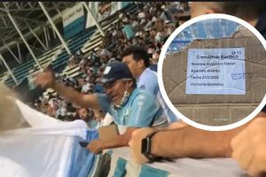 Scene bizare în finala Copei Sudamericana. Ritualul sinistru al fanilor lui Racing pe stadion este incredibil !