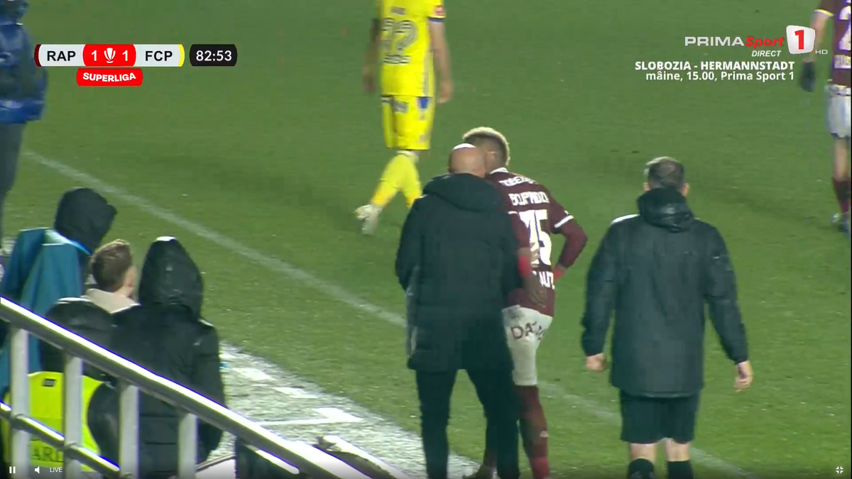 Ședință la Rapid: ce i-a spus Șumudică lui Boupendza, după incidentele de la meciul cu Petrolul