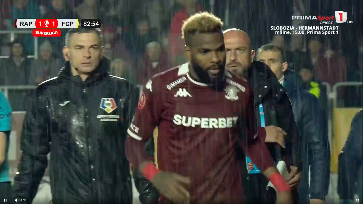 Ședință la Rapid: ce i-a spus Șumudică lui Boupendza, după incidentele de la meciul cu Petrolul