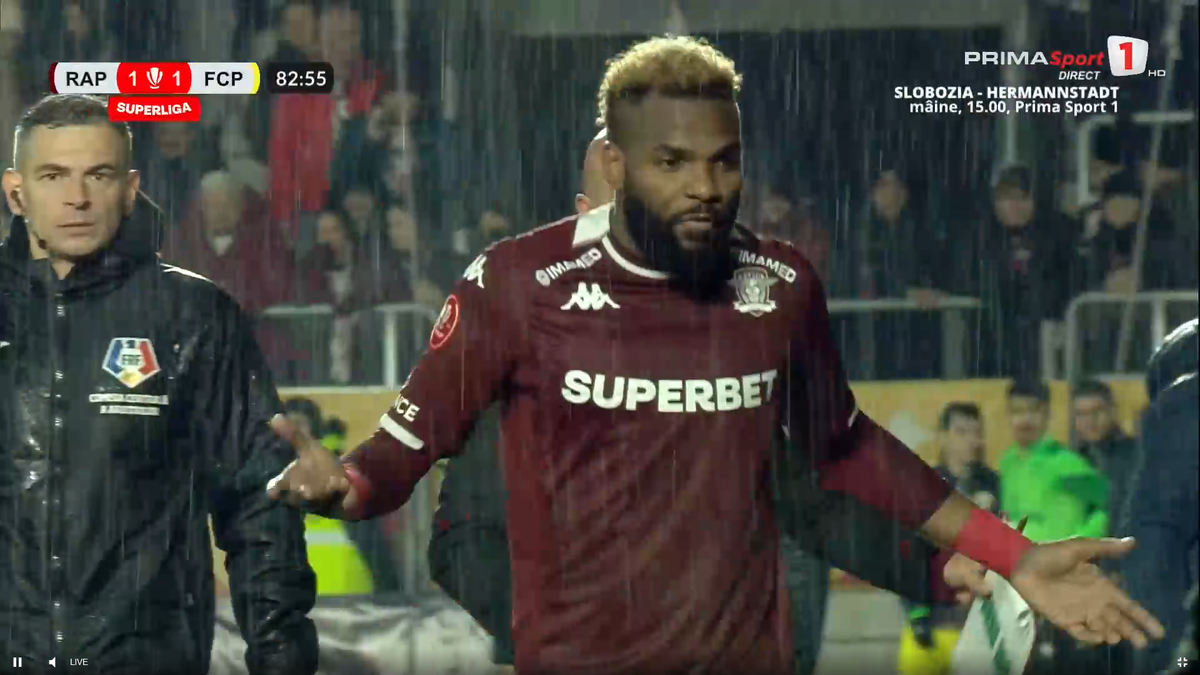 Ședință la Rapid: ce i-a spus Șumudică lui Boupendza, după incidentele de la meciul cu Petrolul