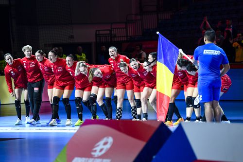 Naționala de handbal feminin a debutat cu o victorie extraordinară în fața Cehiei / Sursă foto: Facebook@ Federația Română de Handbal