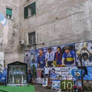 Pictura murală din Napoli înfățindu-l pe Diego Armando Maradona e al doilea cel mai vizitat turistic din Italia