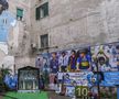 Pictura murală din Napoli înfățindu-l pe Diego Armando Maradona e al doilea cel mai vizitat turistic din Italia