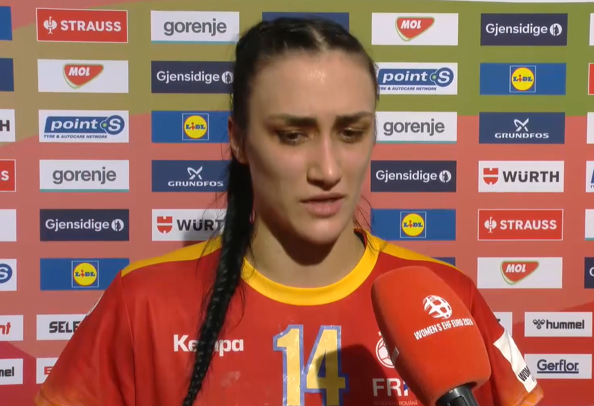 Bianca Bazaliu, discurs de lider după debutul epic de la Campionatul European de handbal: „Sunt atât de mândră de echipa mea! Nu am renunțat nicio clipă”