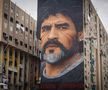 Pictura murală din Napoli înfățindu-l pe Diego Armando Maradona e al doilea cel mai vizitat turistic din Italia
