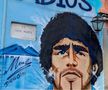Pictura murală din Napoli înfățindu-l pe Diego Armando Maradona e al doilea cel mai vizitat turistic din Italia