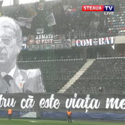 Emeric Ienei, omagiat pe Ghencea / foto: captură YouTube Steaua TV