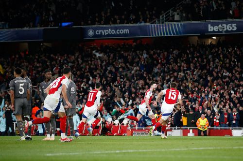 Declan Rice în meciul dintre Arsenal și Real Madrid din Liga Campionilor / Imago Images