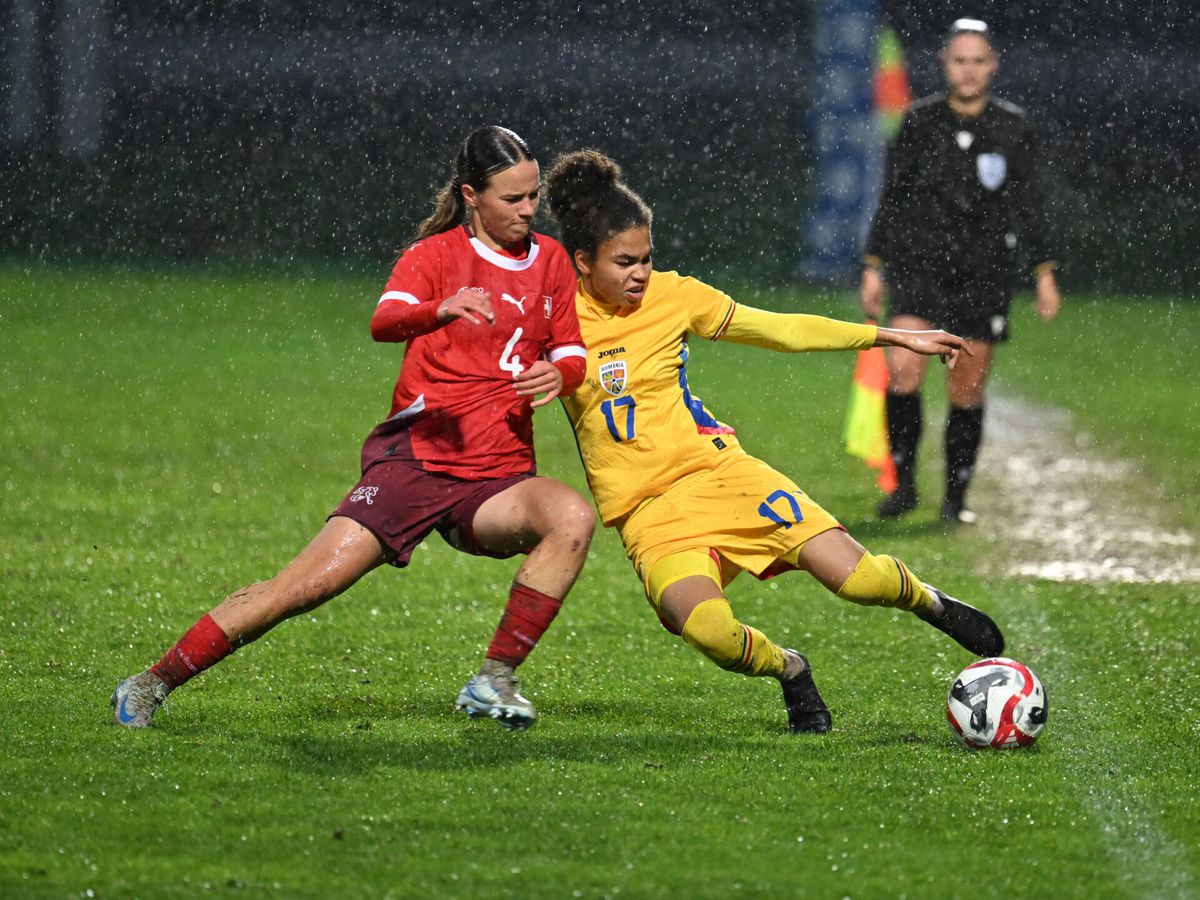 Imagini SPECTACULOASE de la meciul echipei naționale feminine de junioare Under 17