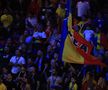 Fanii români în timpul meciului România - Japonia