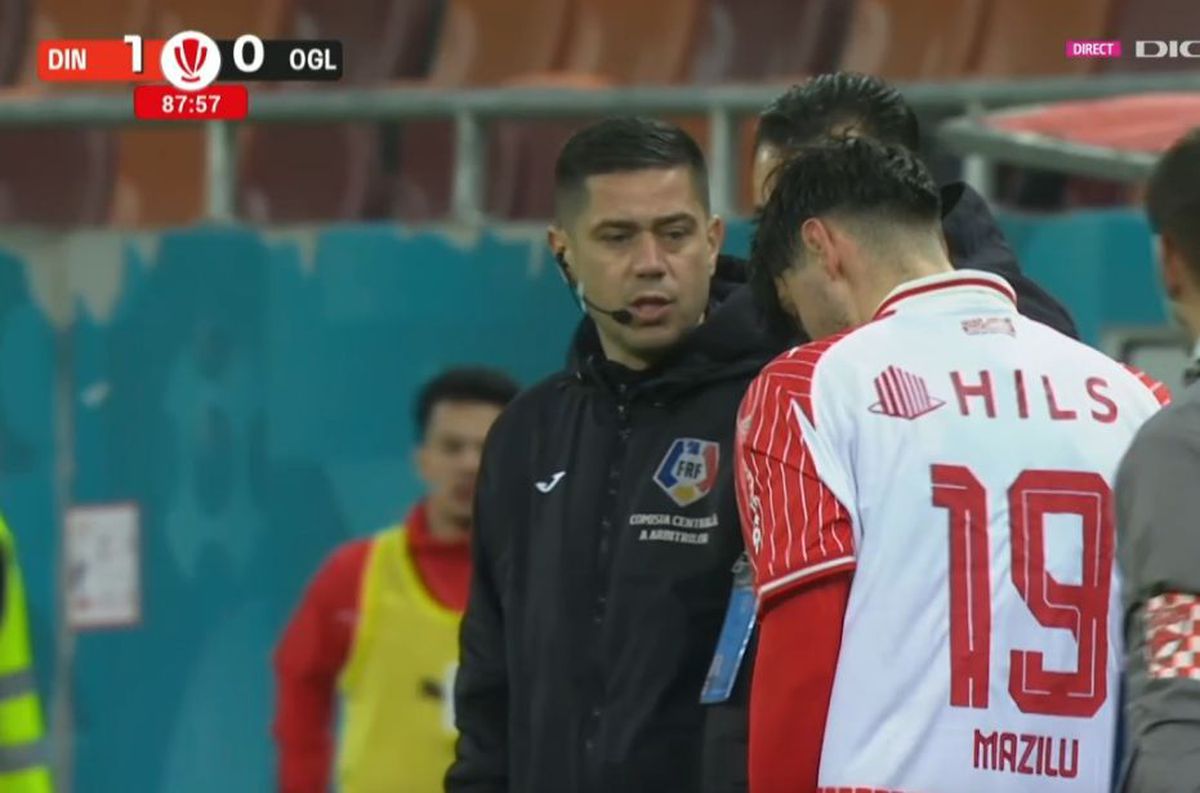 Adian Mazilu a debutat la Dinamo