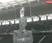 Emeric Ienei, omagiat pe Ghencea / foto: captură YouTube Steaua TV