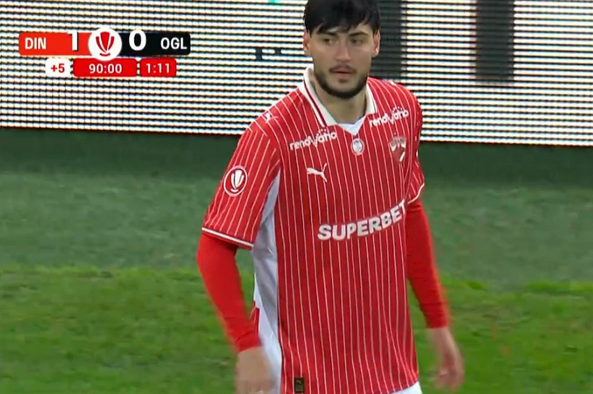 La 3 luni de la transfer, Adrian Mazilu a debutat la Dinamo: nu mai jucase din aprilie 2024