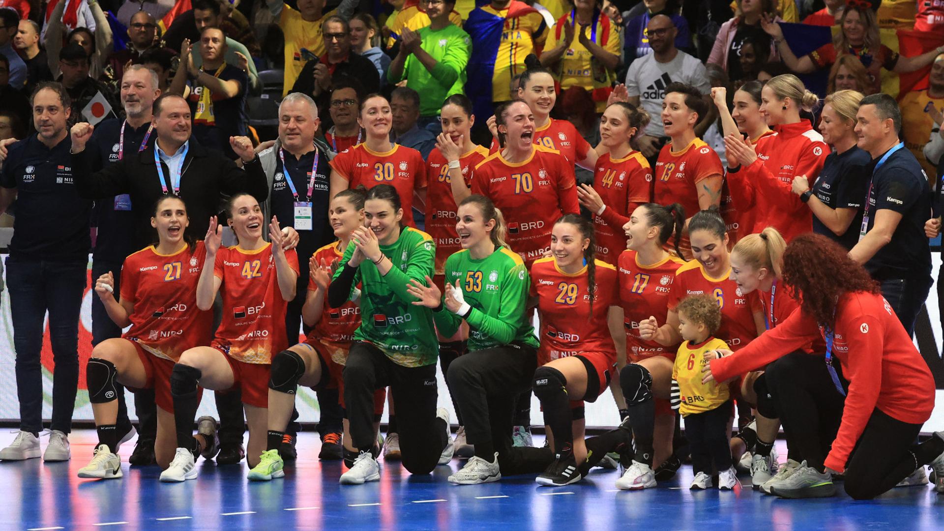 Cristina Laslo în echipamentul Dunărea Brăila pe terenul de handbal feminin, pregătită pentru sezonul următor după transfer. | sursa foto: Gazeta Sporturilor