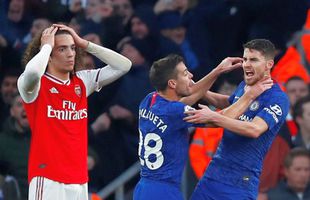 ARSENAL - CHELSEA 1-2, PREMIER LEAGUE // FOTO Albaștrii îi întorc pe „tunari” în 4 minute, după două gafe incredibile! Cum arată clasamentul ACUM