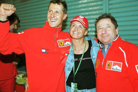Imagine de arhivă cu familia Schumacher și Jean Todt / Sursă foto: Guliver/Getty Images
