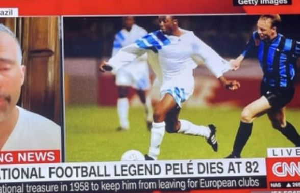 CNN, gafă incredibilă » Ce fotografie rula pe ecran după moartea lui Pele + nu e prima oară când o comit