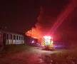 Incendiu puternic la câțiva pasși de stadionul Rapidului
