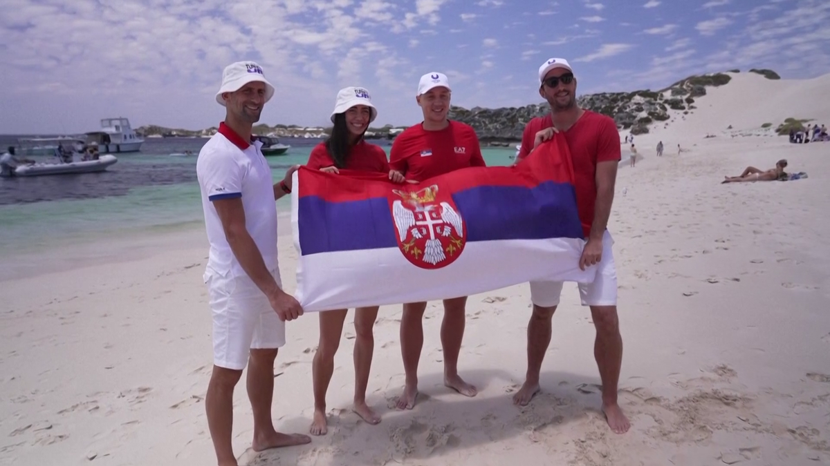 Novak Djokovic, plimbare spectaculoasă cu elicopterul plus distracție pe uimitoarea insulă Rottnest