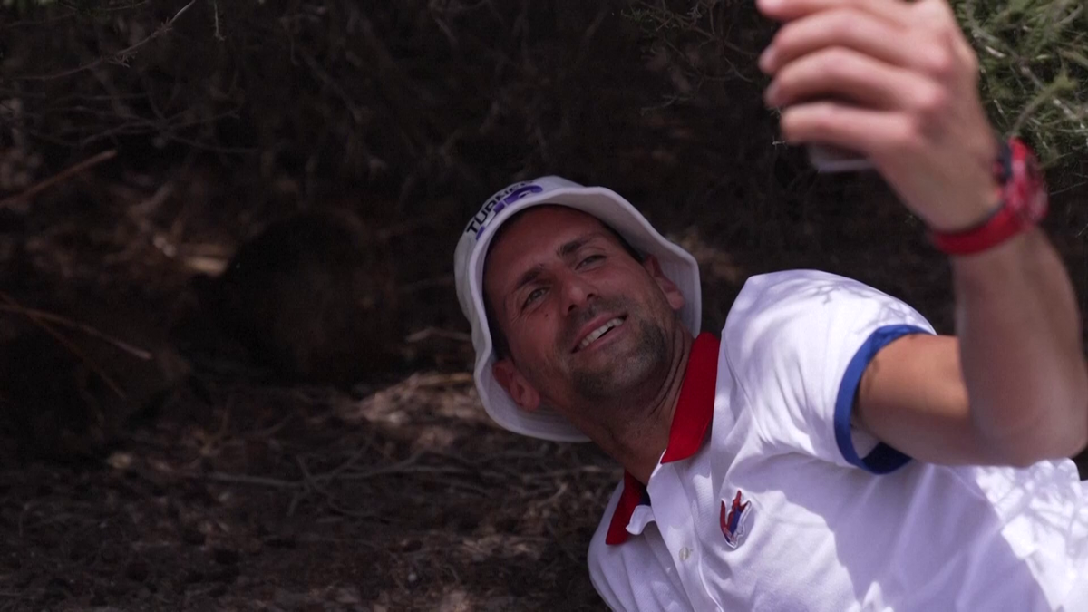 Novak Djokovic, plimbare spectaculoasă cu elicopterul