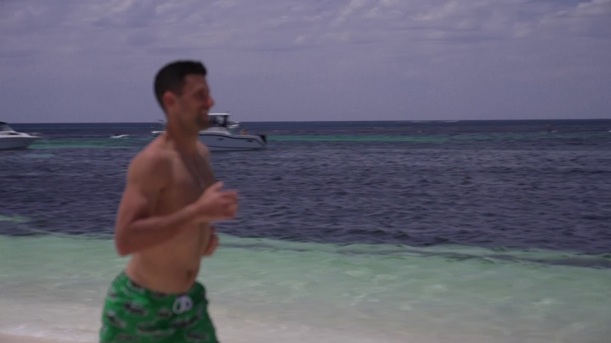 Novak Djokovic, plimbare spectaculoasă cu elicopterul