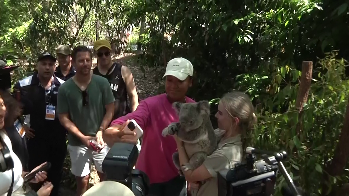 Naomi Osaka revine în tenis la șase luni după ce-a născut » Înainte de turneul de la Brisbane a vizitat urșii koala