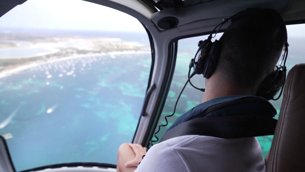 Novak Djokovic, plimbare spectaculoasă cu elicopterul plus distracție pe uimitoarea insulă Rottnest