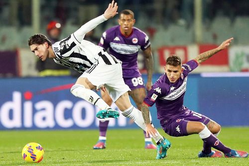 Dusan Vlahovic, în alb-negru // foto: Guliver/gettyimages