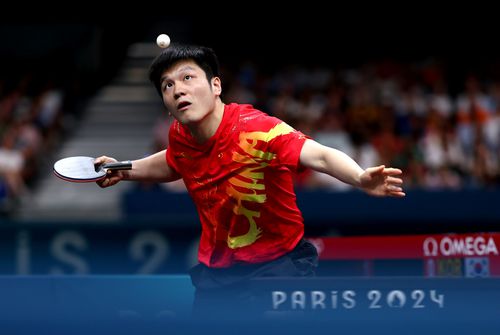 Fan Zhendong în acțiune FOTO Guliver/GettyImages