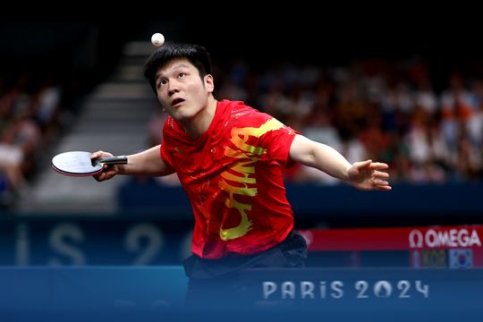 Fan Zhendong în acțiune FOTO Guliver/GettyImages