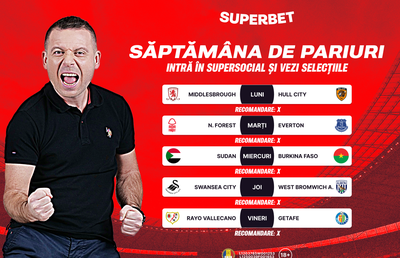 Verifică recomandările din SuperSocial pentru o săptămână de pariuri inspirată