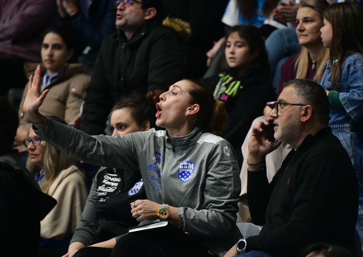 Bojana Popovic, la primul meci după venirea la CSM București