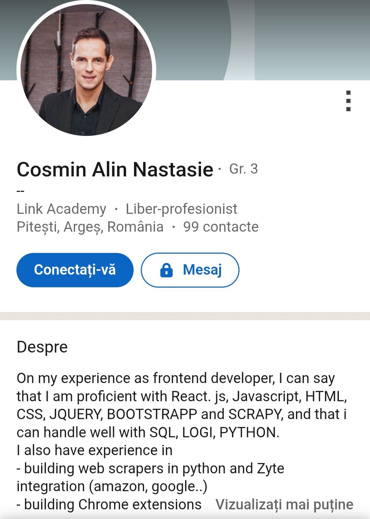 De la fotbal la IT! Are 161 de meciuri și 22 goluri în prima ligă a României, acum e programator: „Lucrez de acasă”