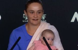 AUSTRALIAN OPEN 2020 // Imaginile turneului: Ashleigh Barty a venit la conferința de presă cu nepoata sa