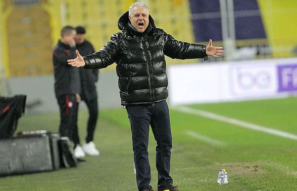 Fenerbahce - Rizespor 1-0. Marius Șumudică, eliminat chiar de la primul meci la Rize! Gestul pentru care a fost trimis în tribună