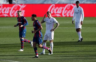 Real Madrid, șocată de Levante pe teren propriu! Campioana pierde teren în lupta la titlu