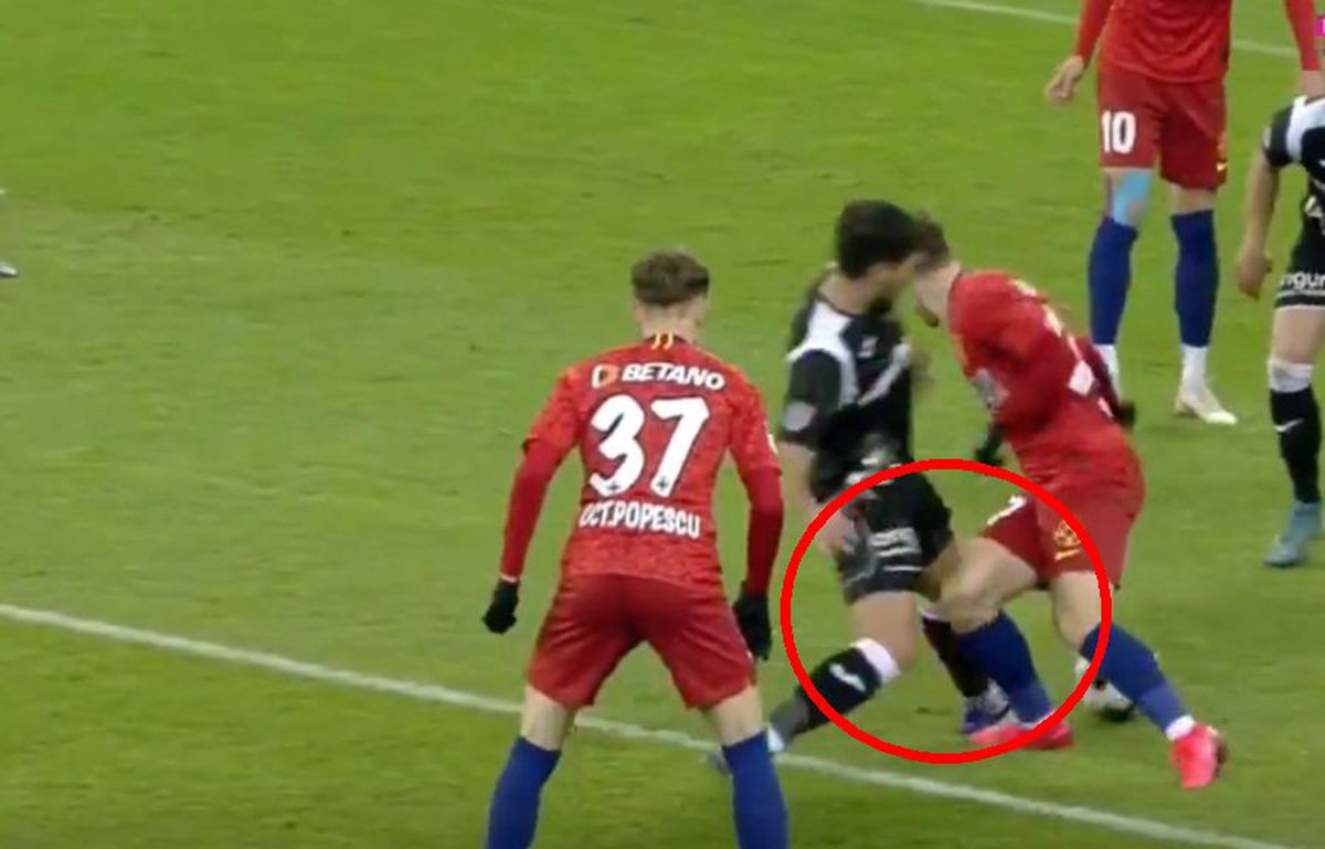 FOTO Mihai Stoica a explodat în minutul 57! „Centralul” Marian Barbu nu a dictat un penalty CLAR pentru FCSB