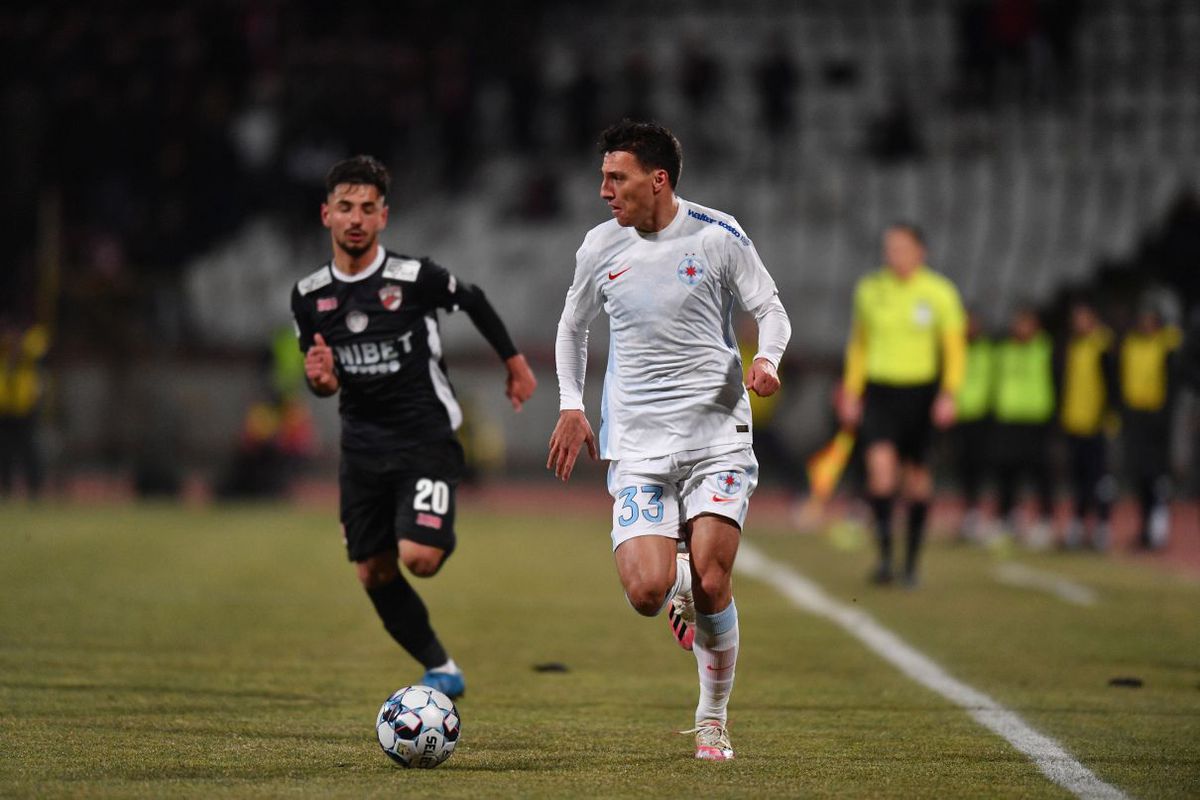 Hațegan a făcut prăpăd în prima repriză: 3 suspendați după Dinamo - FCSB + Scenariul din tur s-a repetat