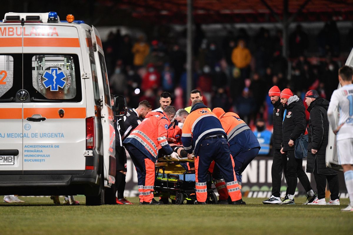 Care este starea medicală a lui Ivanov după comoția suferită în Dinamo - FCSB » Când revine la antrenamente