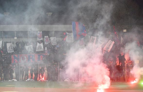 Conflict în tribune, în timp ce Octavian Popescu oferea pe teren „specialitatea casei” » De la ce a pornit totul