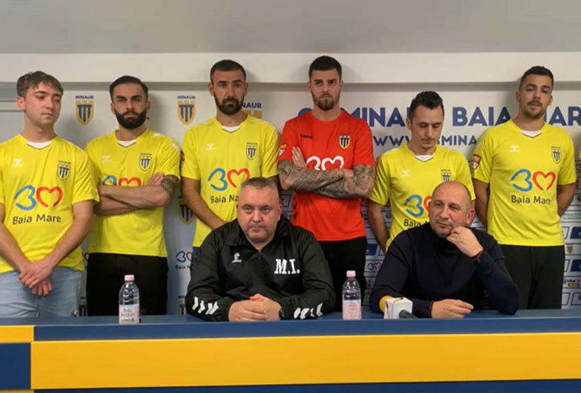 Conferința de presă în care Minaur Baia Mare și-a prezentat noile achiziții s-a transformat într-un atac la adresa fostului căpitan Ciprian Stanciu (32 de ani), fotbalist care s-a certat cu directorul tehnic Vasile Miriuță din cauza salariilor restante.