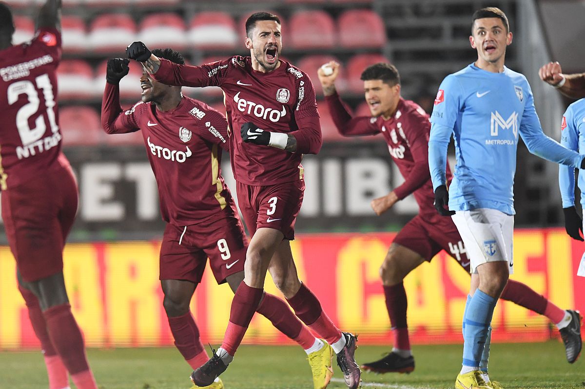 FC Voluntari - CFR Cluj 0-1 » Un autogol readuce trupa lui Dan Petrescu pe primul loc în Superligă