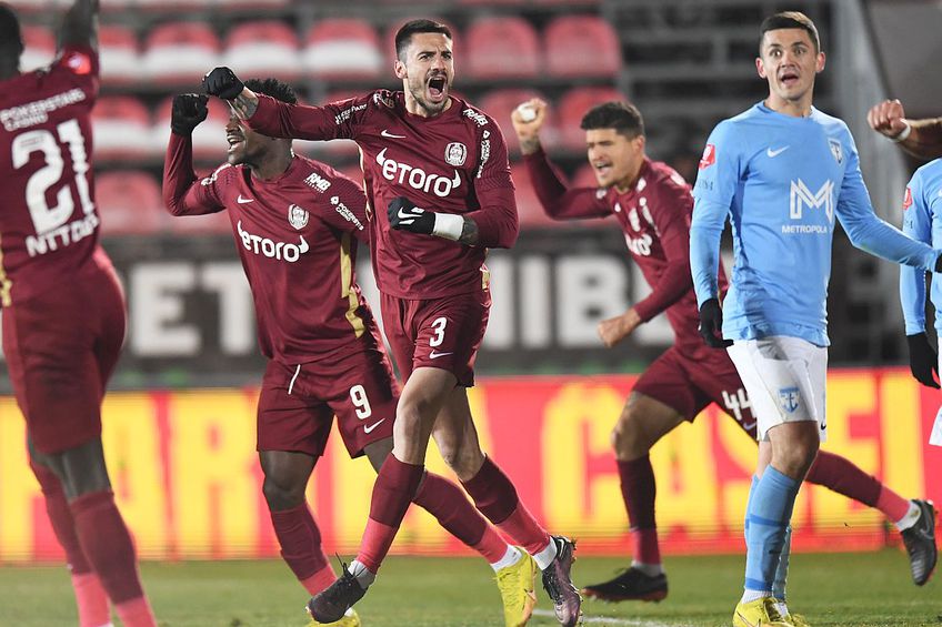 Fotbal: CFR Cluj a învins-o pe FC Hermannstadt (3-2), în deplasare, în  Superligă