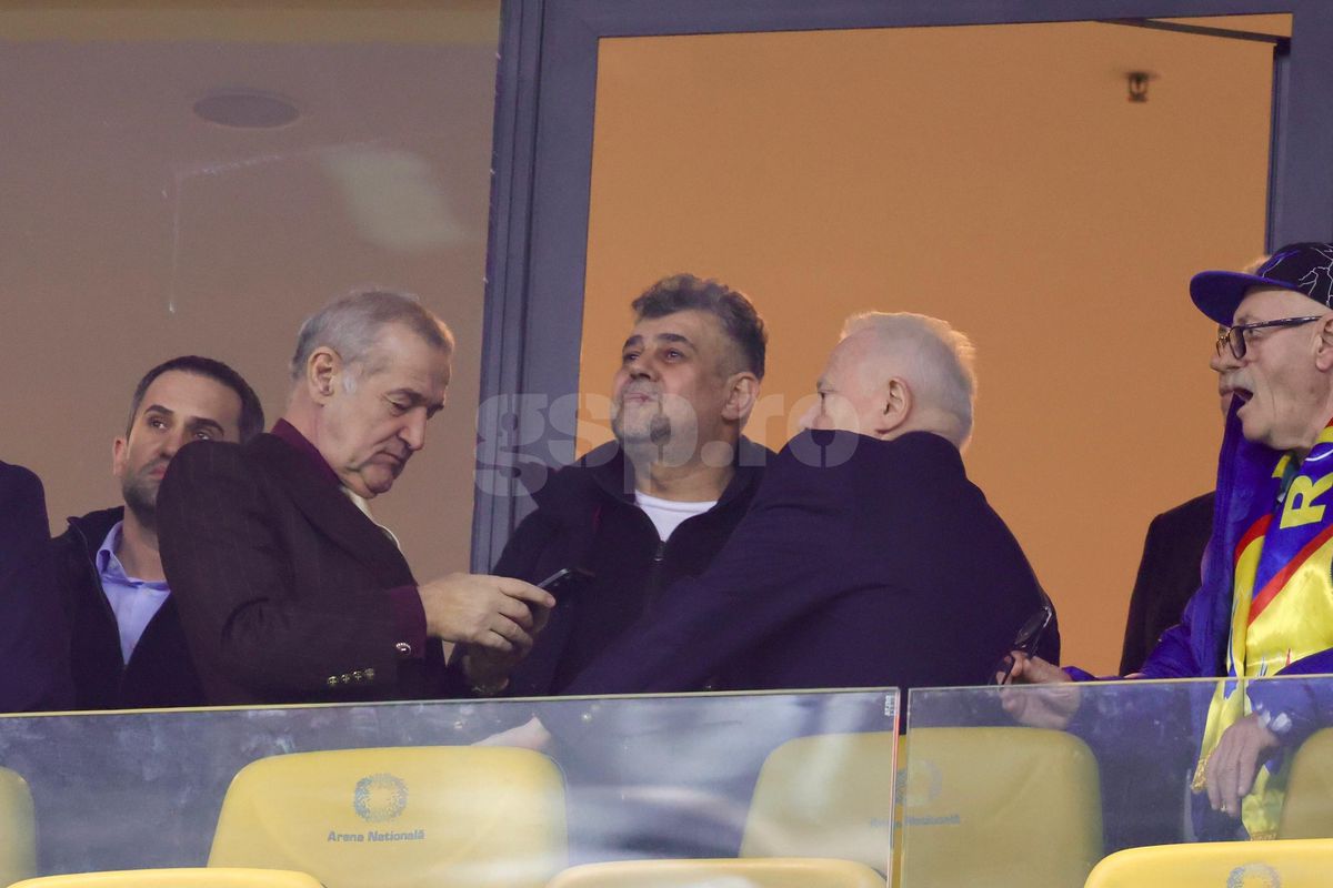 Oaspete special în loja lui Gigi Becali, la FCSB - Manchester United » Cum l-au surprins fotoreporterii GSP