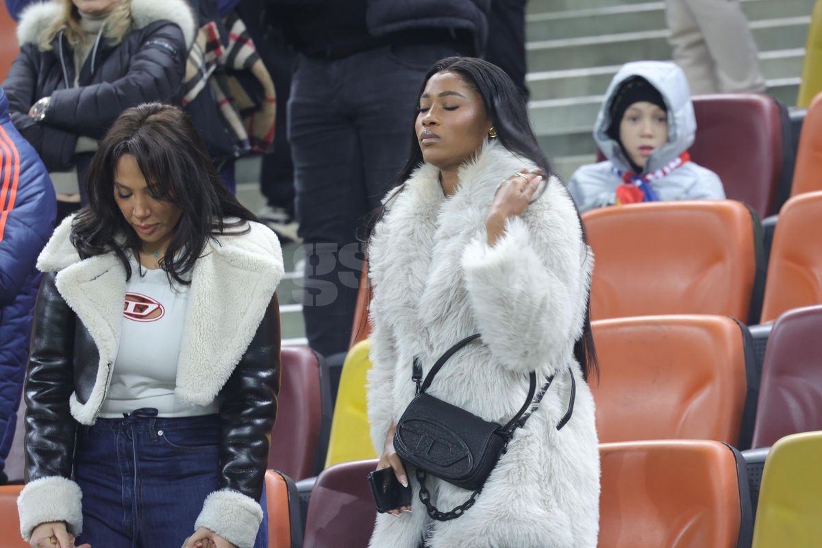 Mbali Malindi, iubita lui Siyabonga Ngezana, la meciul FCSB - Manchester United