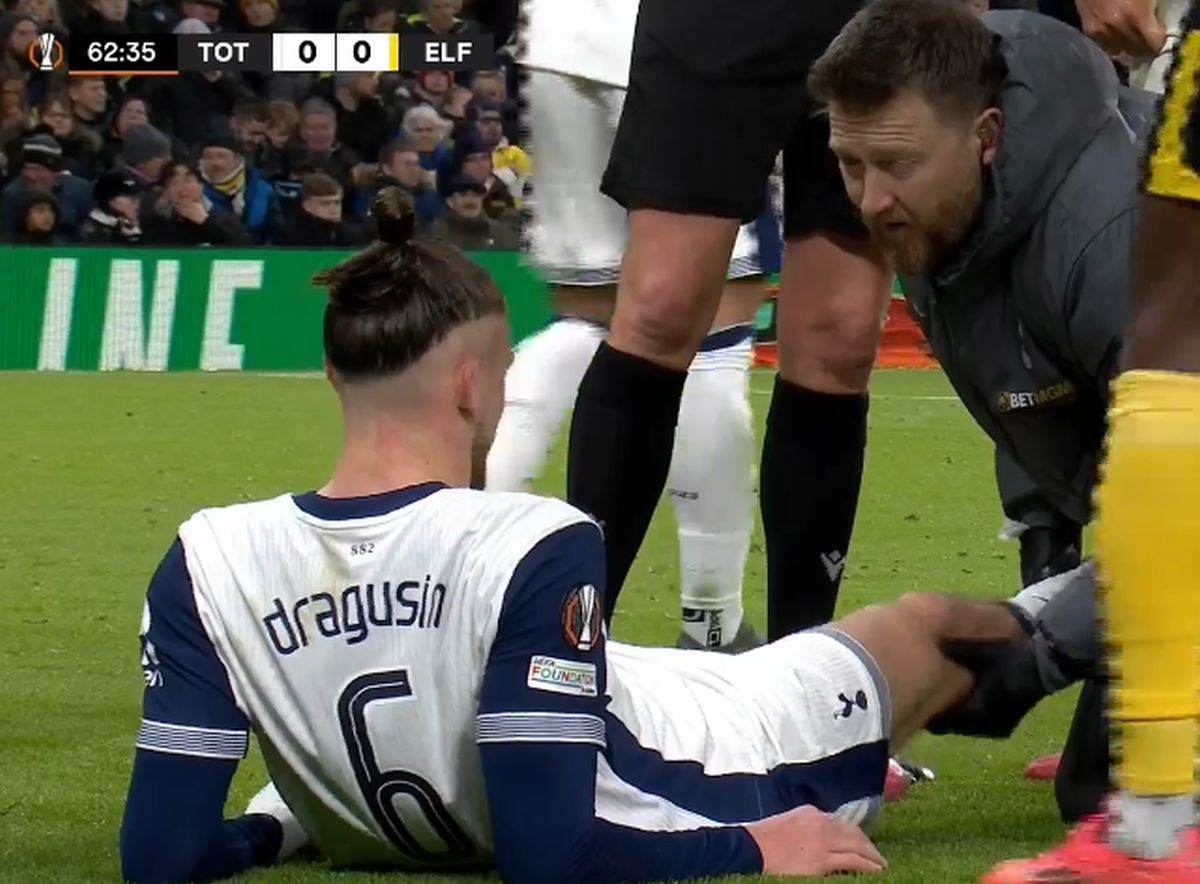 Radu Drăgușin s-a accidentat în Tottenham - Elfsborg