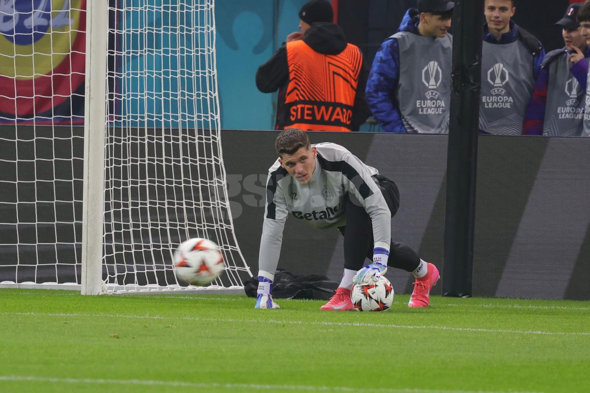 FCSB - Manchester United, imagini de la încălzire